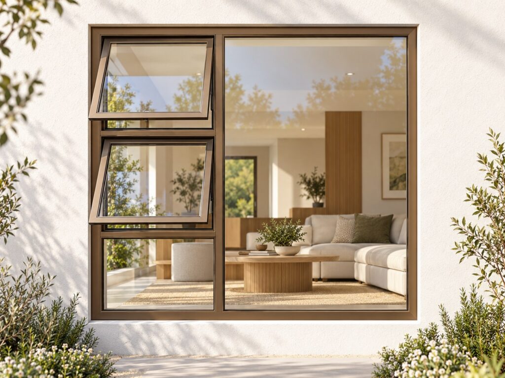 Left Two Openers with Fixed Lower and Side Panes – lifestyle illustration