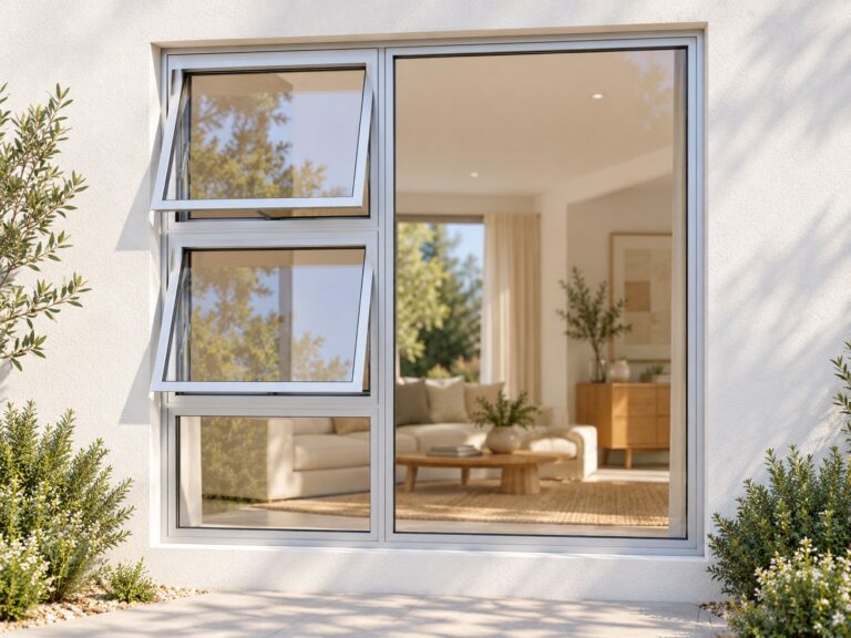 kenzo ptt1515ls silver 1500x1500mm top hung window