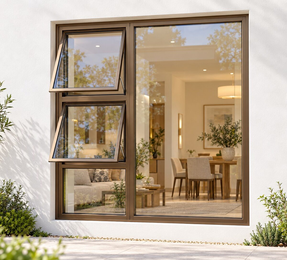 kenzo ptt1518lb bronze 1500x1800mm top hung window