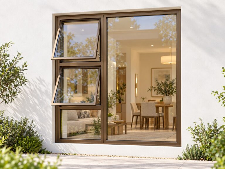 kenzo ptt1518lb bronze 1500x1800mm top hung window