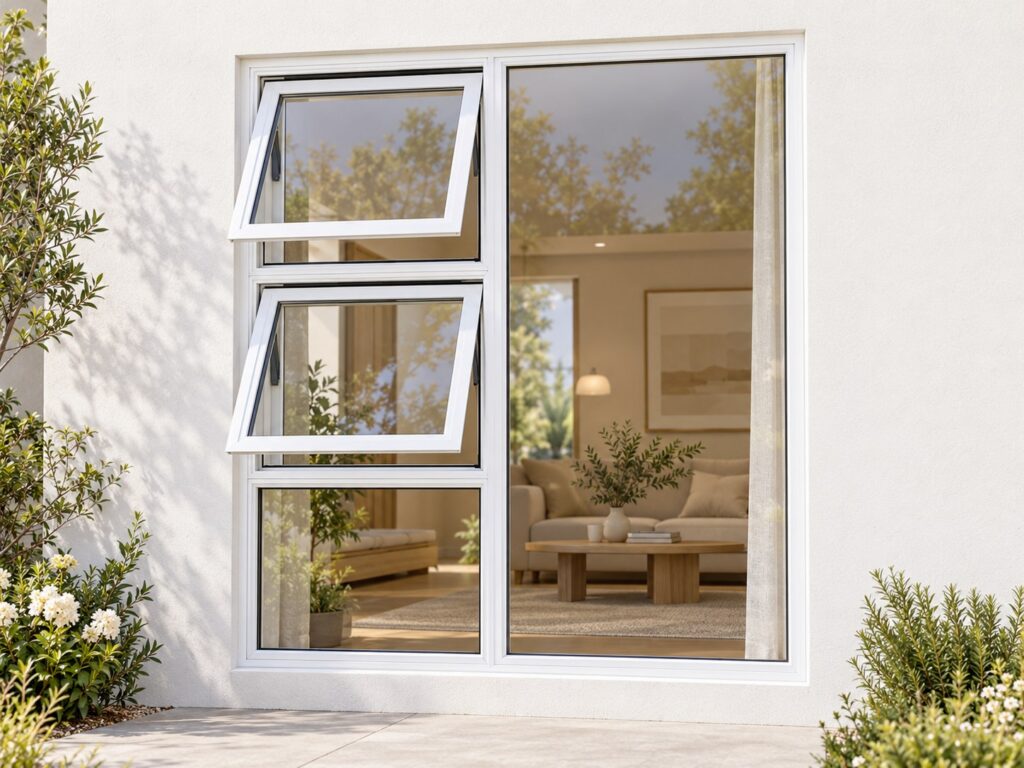 Left Two Openers with Fixed Lower and Side Panes – lifestyle illustration