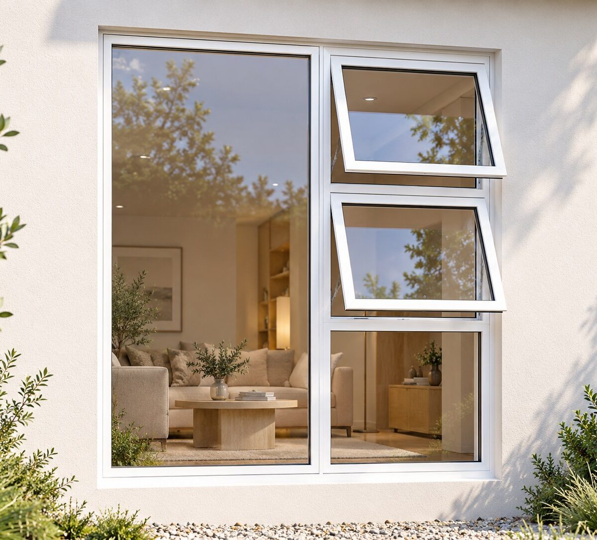 kenzo ptt1518rw white 1500x1800mm top hung window