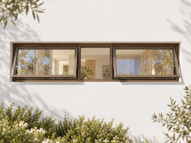 kenzo ptt154b bronze 1500x400mm top hung window