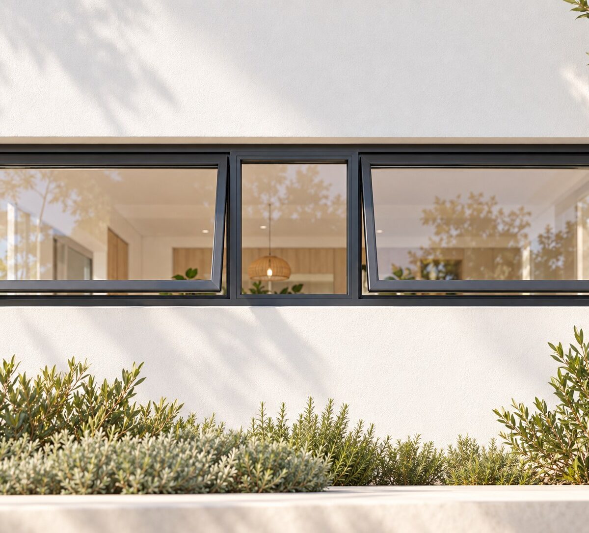 kenzo ptt154c charcoal 1500x400mm top hung window