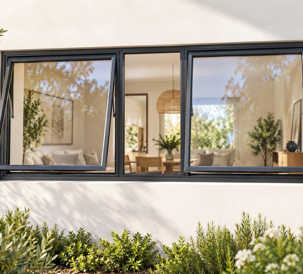kenzo ptt156c charcoal 1500x600mm top hung window