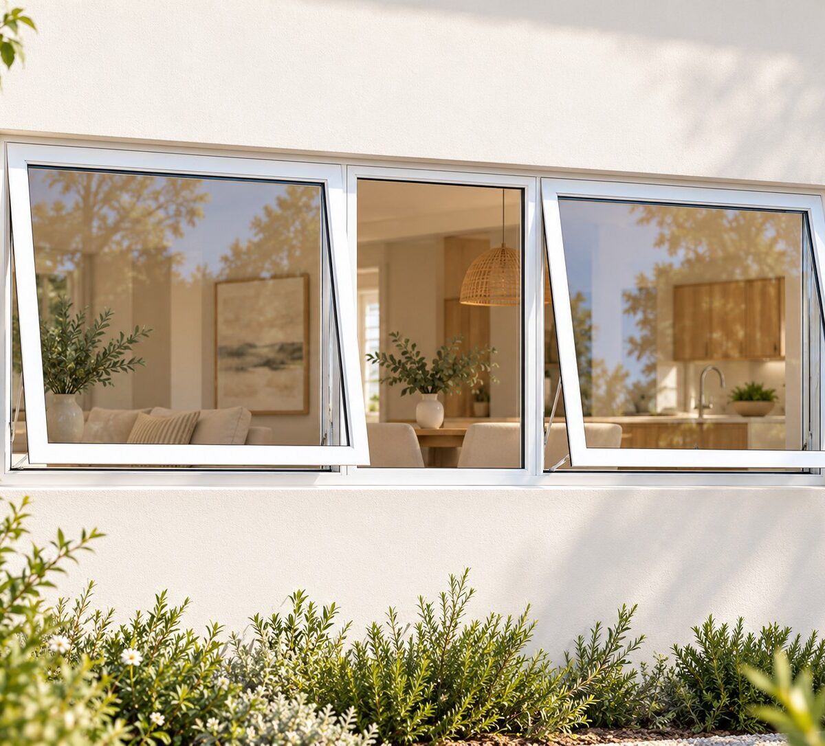 kenzo ptt156w white 1500x600mm top hung window