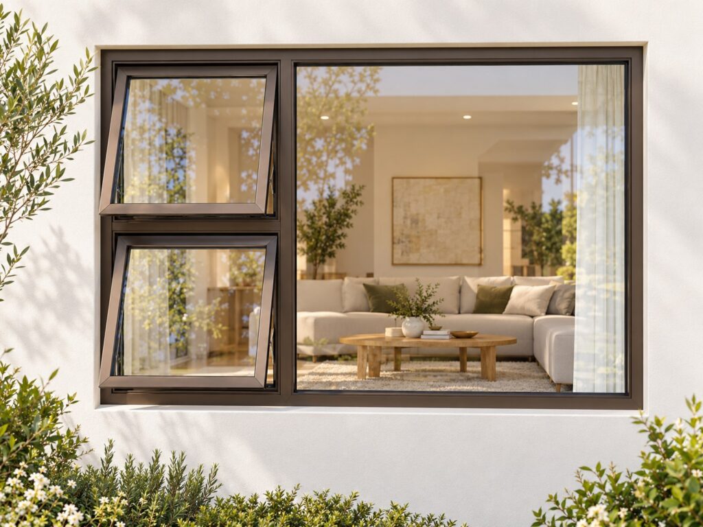 Left Two Openers with Fixed Side Pane – lifestyle illustration