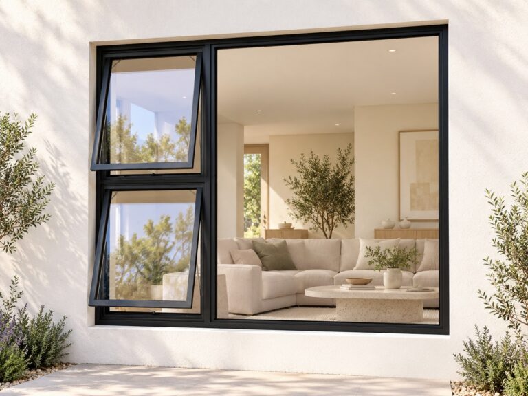 kenzo ptt1812lbl black 1800x1200mm top hung window