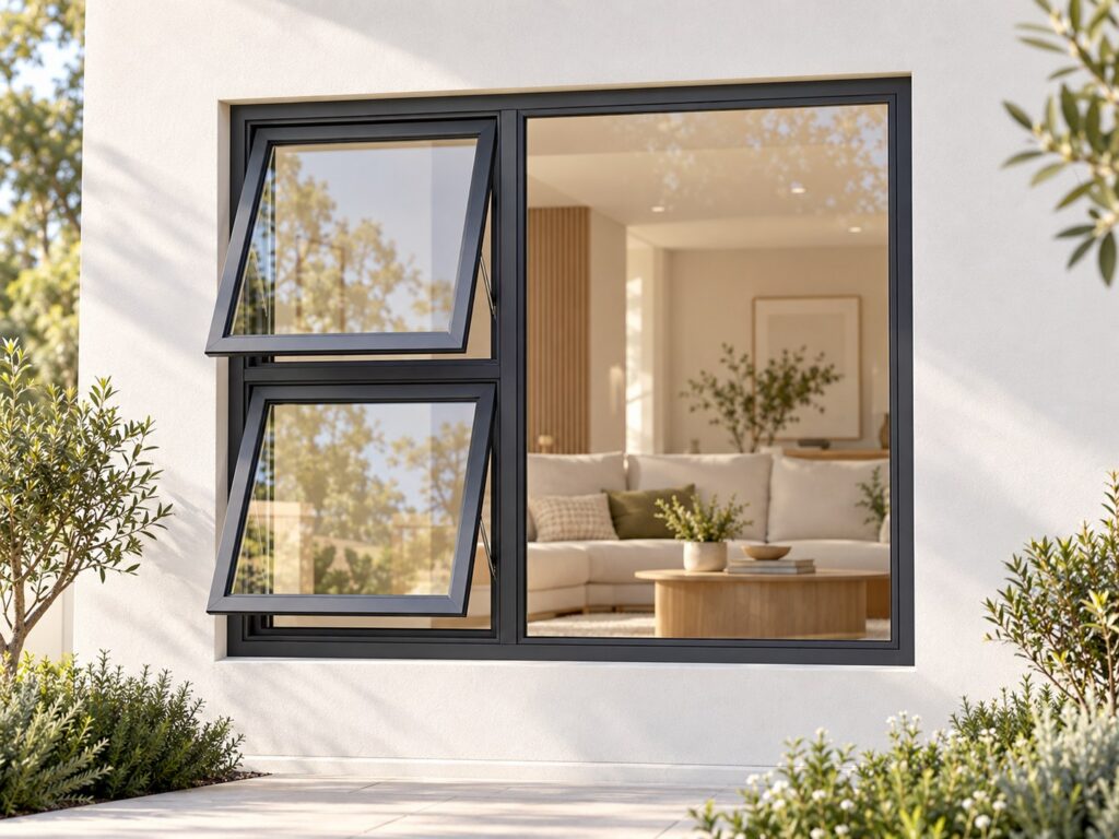 Left Two Openers with Fixed Side Pane – lifestyle illustration
