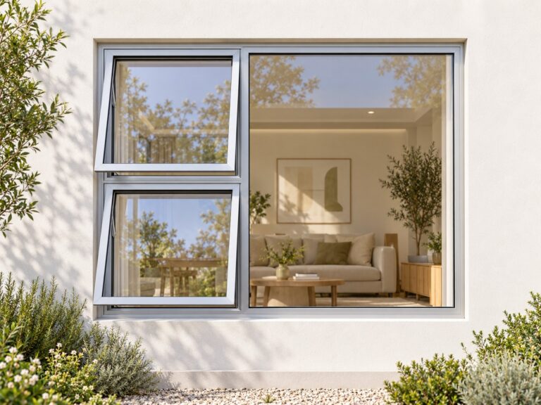 kenzo ptt1812ls silver 1800x1200mm top hung window
