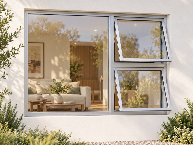 kenzo ptt1812rs silver 1800x1200mm top hung window