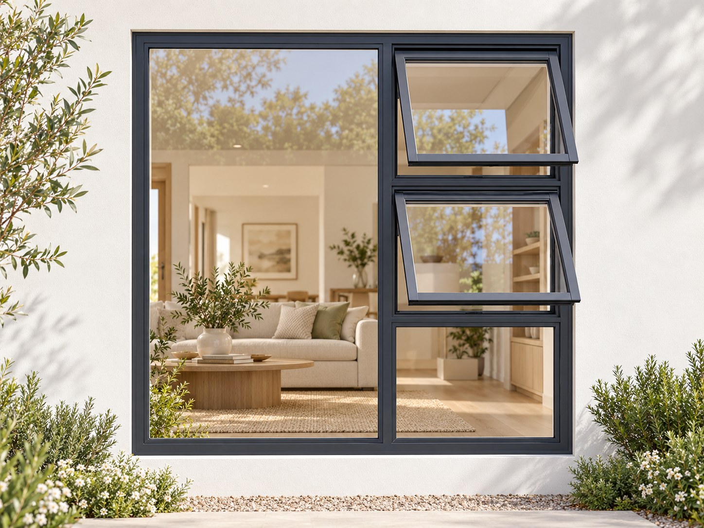 kenzo ptt1818rc charcoal 1800x1800mm top hung window kenzo ptt1818rc charcoal 1800x1800mm top hung window