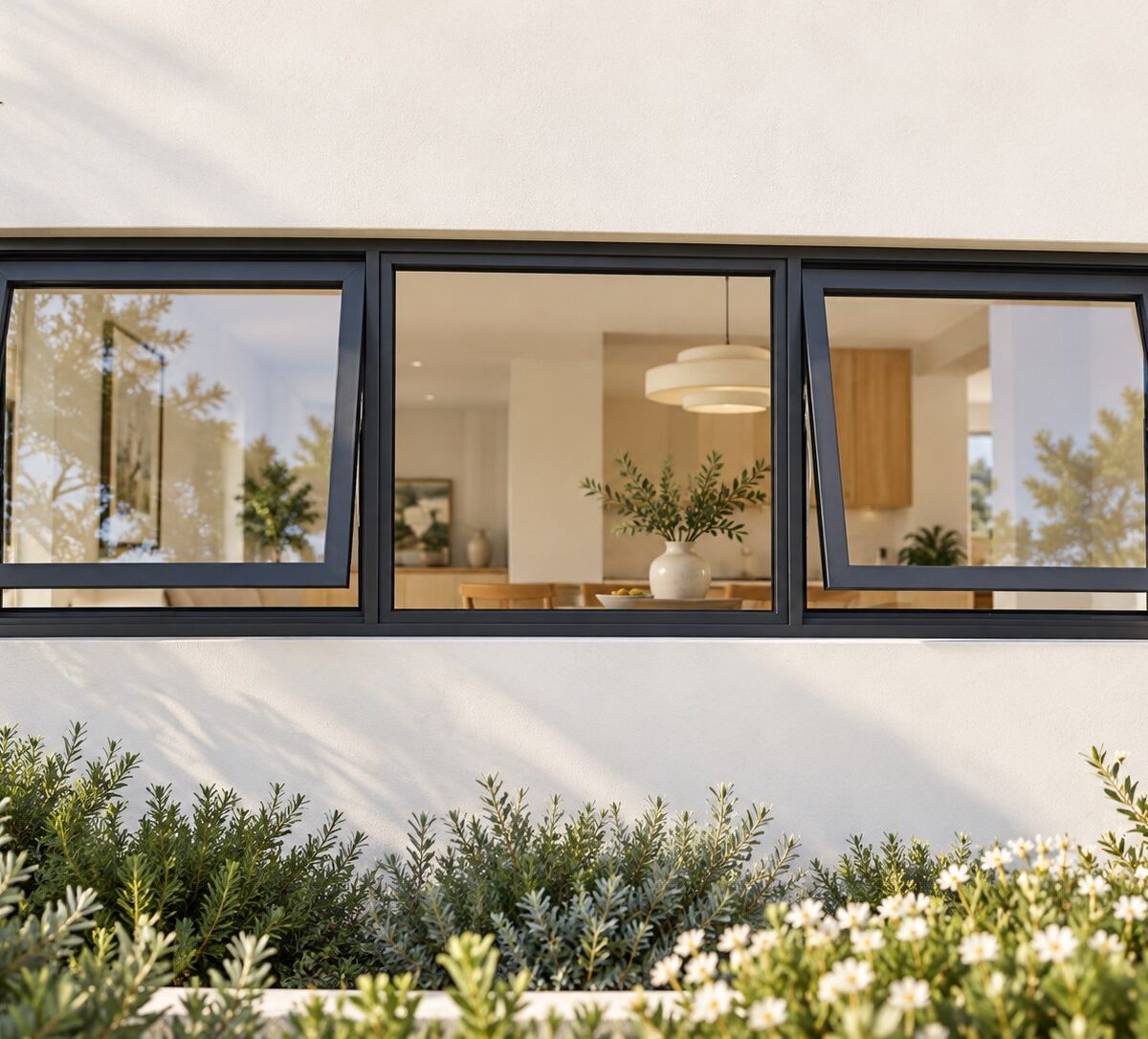 kenzo ptt184c charcoal 1800x400mm top hung window