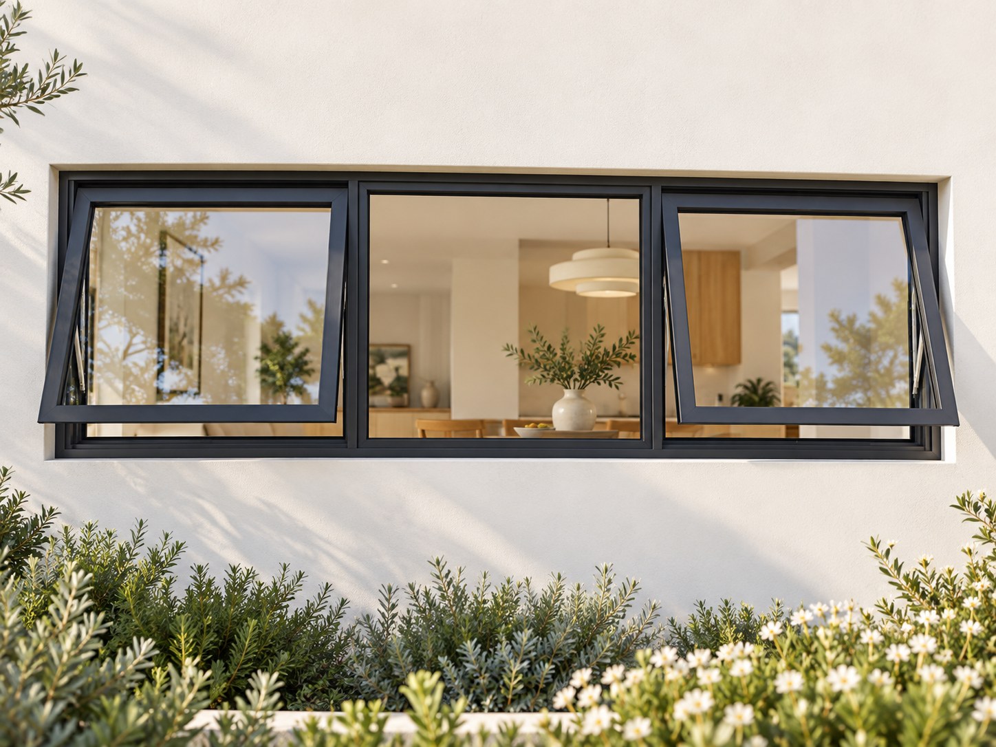 kenzo ptt184c charcoal 1800x400mm top hung window kenzo ptt184c charcoal 1800x400mm top hung window