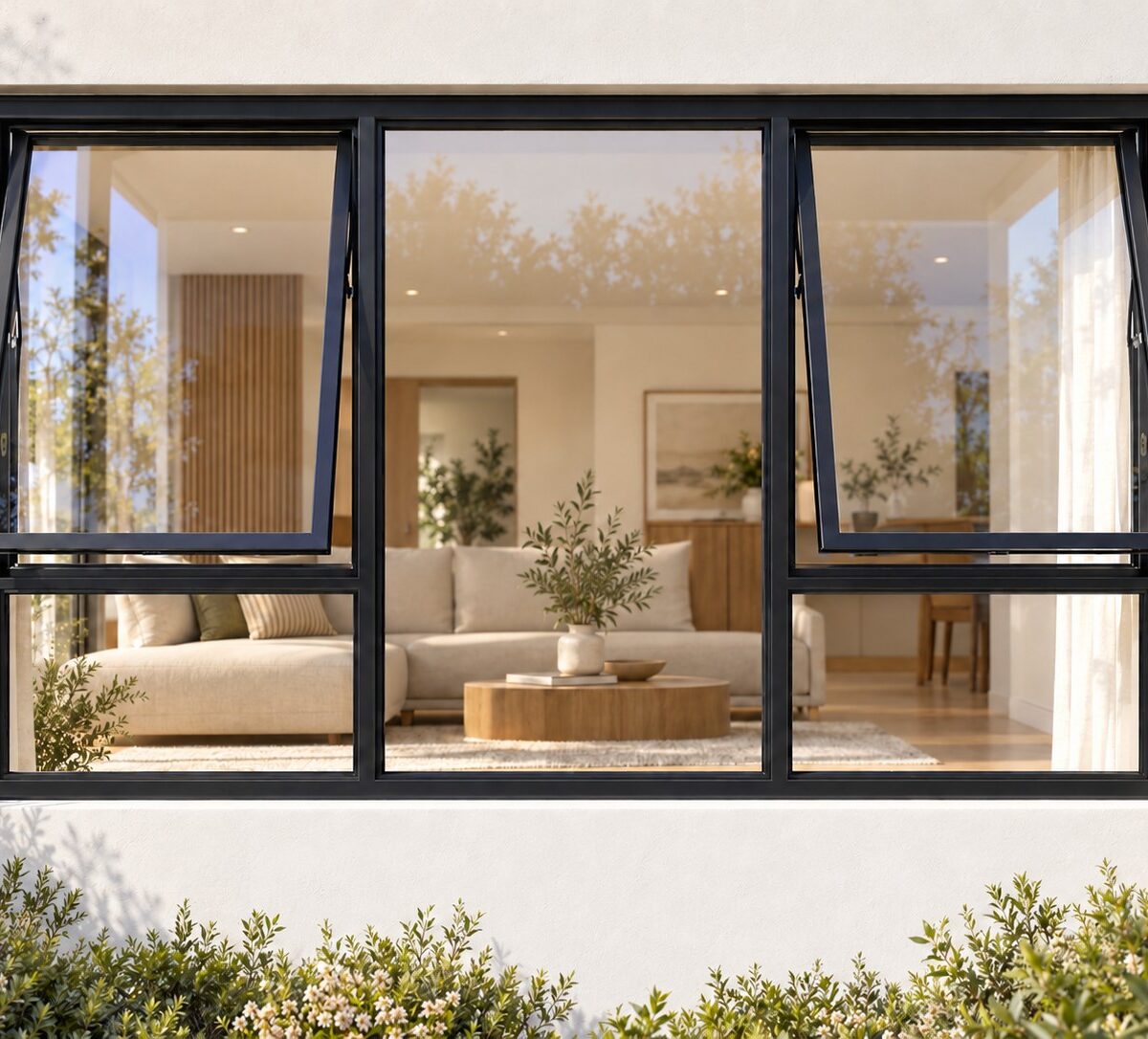 kenzo ptt189bl black 1800x900mm top hung window
