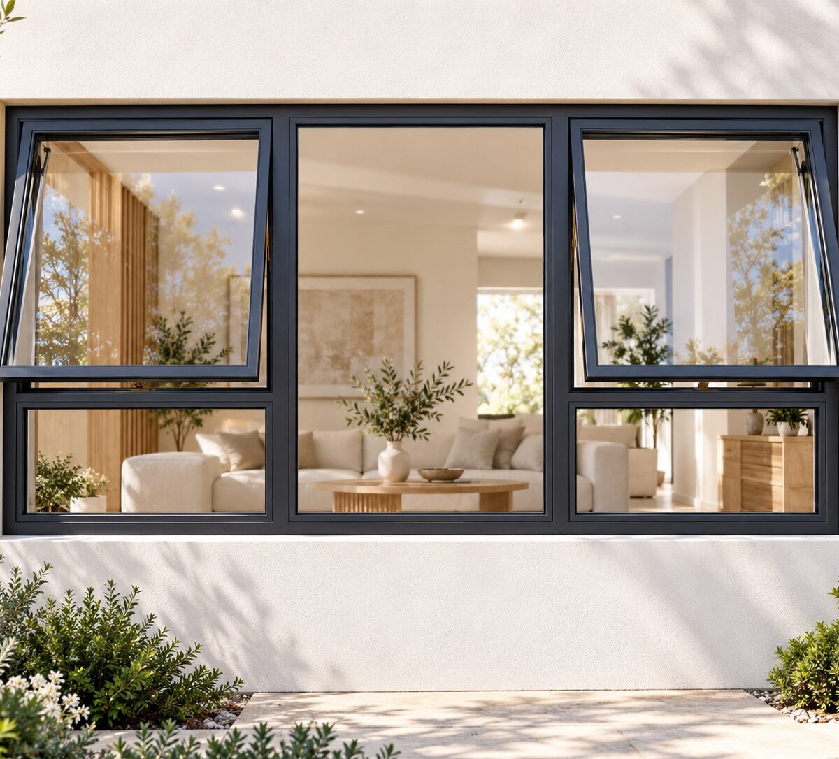 kenzo ptt189c charcoal 1800x900mm top hung window
