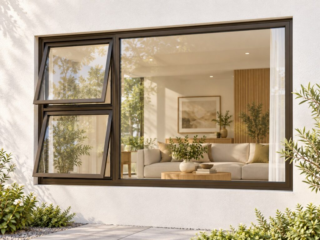 Left Two Openers with Fixed Side Pane – lifestyle illustration