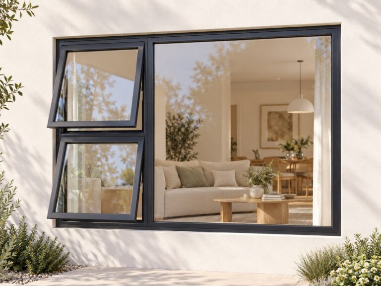 kenzo ptt2112lc charcoal 2100x1200mm top hung window