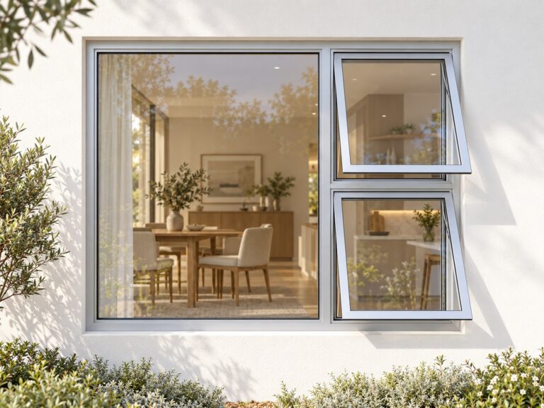kenzo ptt2112rs silver 2100x1200mm top hung window