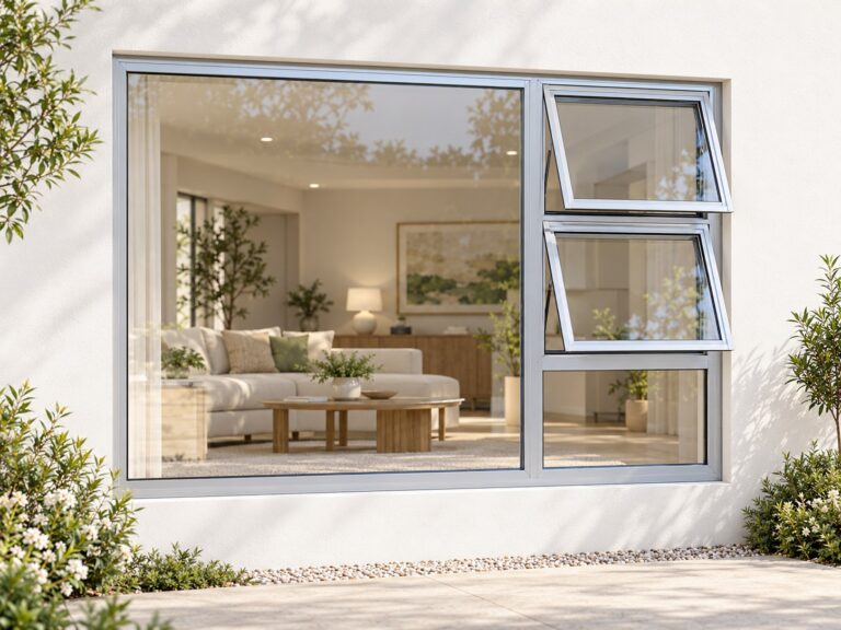 kenzo ptt2115rs silver 2100x1500mm top hung window