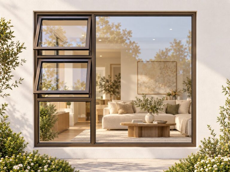 kenzo ptt2118lb bronze 2100x1800mm top hung window