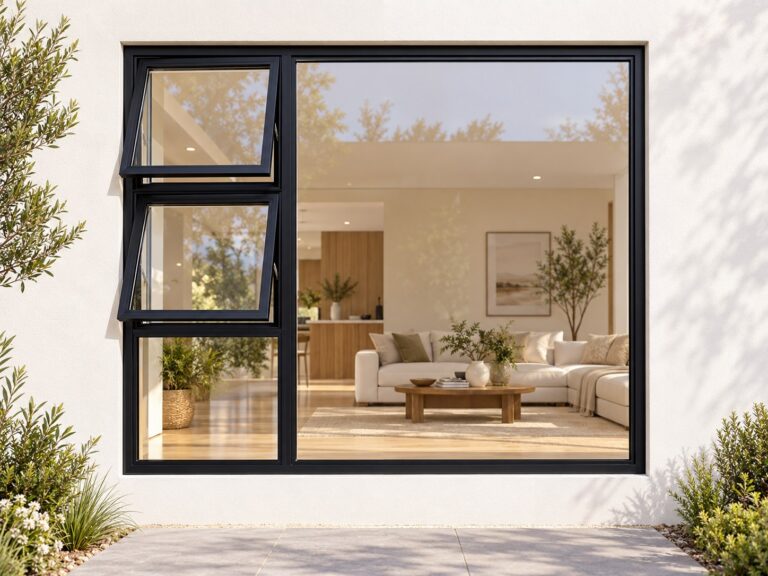 kenzo ptt2118lbl black 2100x1800mm top hung window