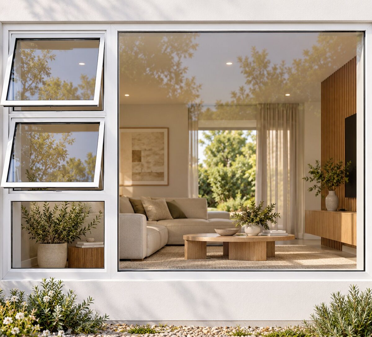 kenzo ptt2118lw white 2100x1800mm top hung window