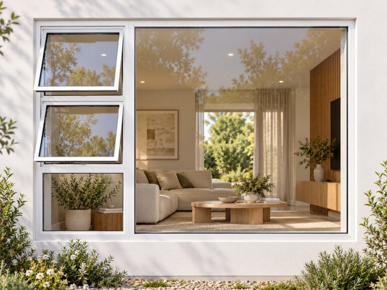 kenzo ptt2118lw white 2100x1800mm top hung window