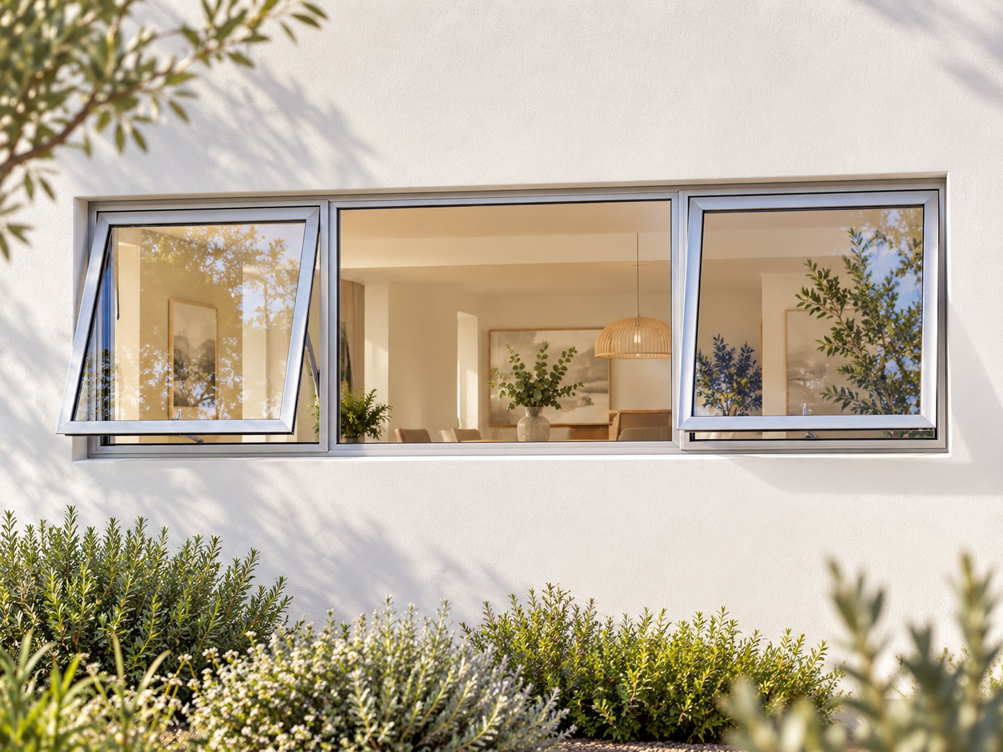 kenzo ptt214s silver 2100x400mm top hung window kenzo ptt214s silver 2100x400mm top hung window