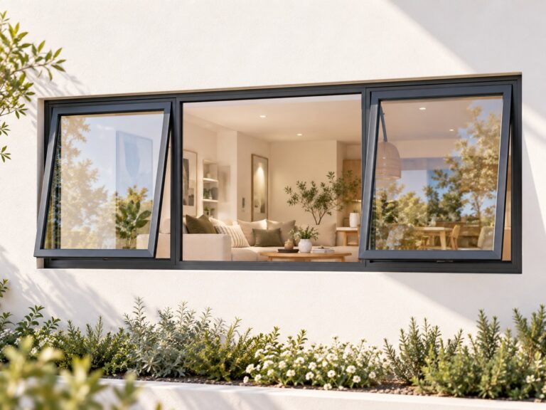 kenzo ptt216c charcoal 2100x600mm top hung window