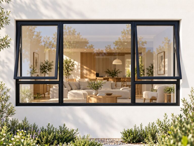 kenzo ptt219bl black 2100x900mm top hung window