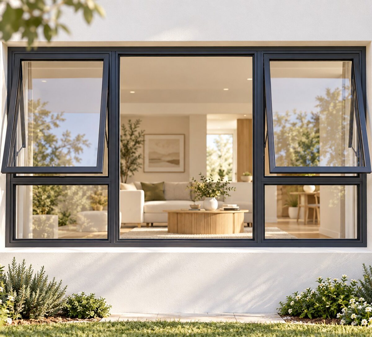 kenzo ptt219c charcoal 2100x900mm top hung window