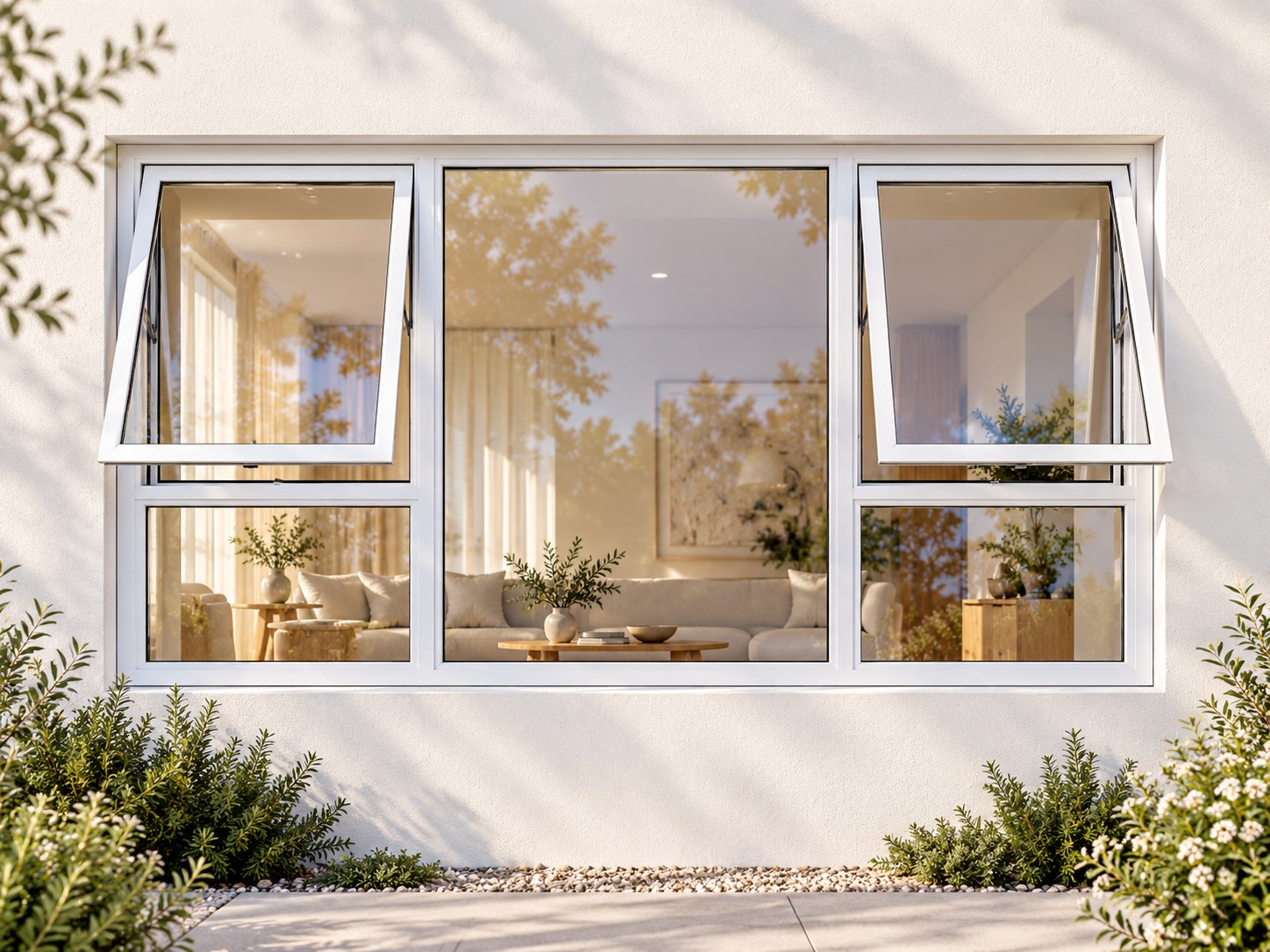 kenzo ptt219w white 2100x900mm top hung window kenzo ptt219w white 2100x900mm top hung window