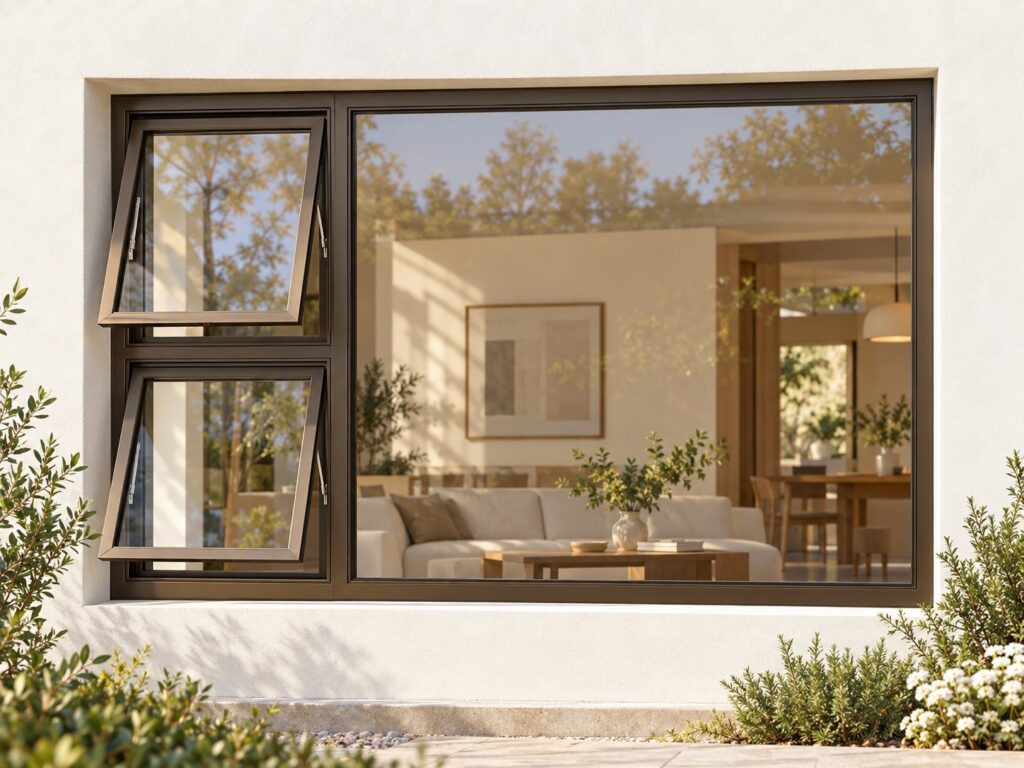 Left Two Openers with Fixed Side Pane – lifestyle illustration