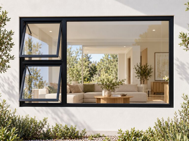 kenzo ptt2412lbl black 2400x1200mm top hung window