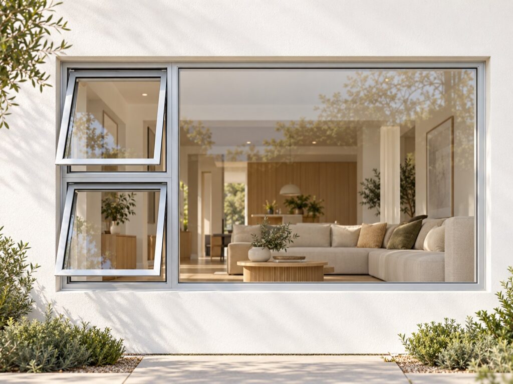 Left Two Openers with Fixed Side Pane – lifestyle illustration