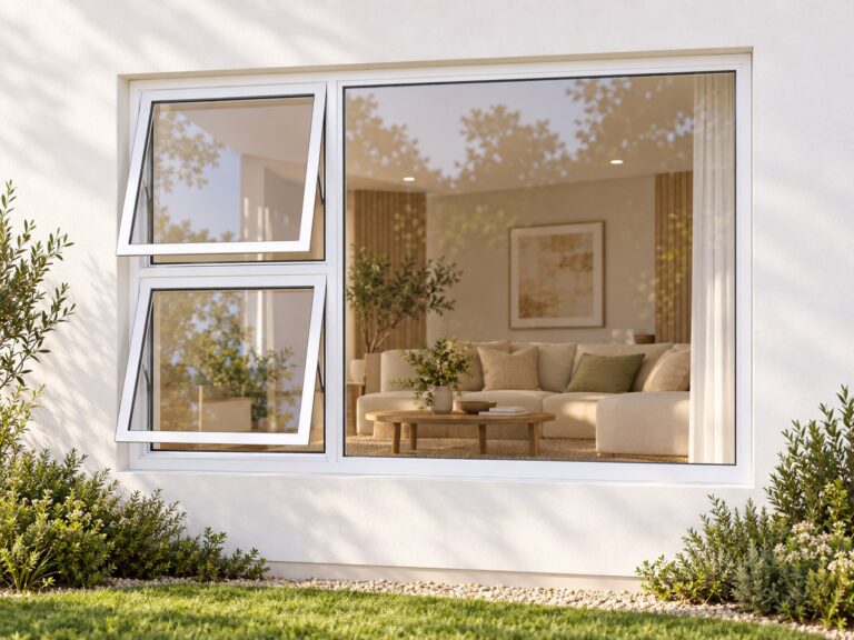 kenzo ptt2412lw white 2400x1200mm top hung window