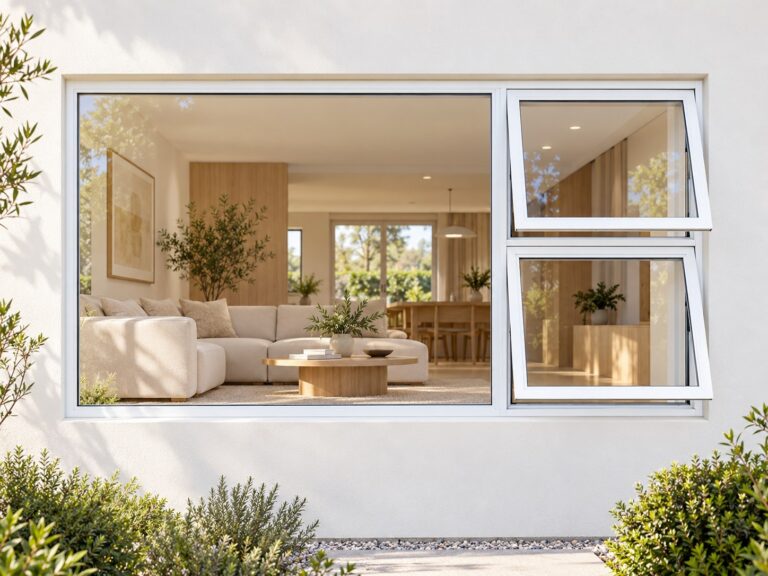 kenzo ptt2412rw white 2400x1200mm top hung window