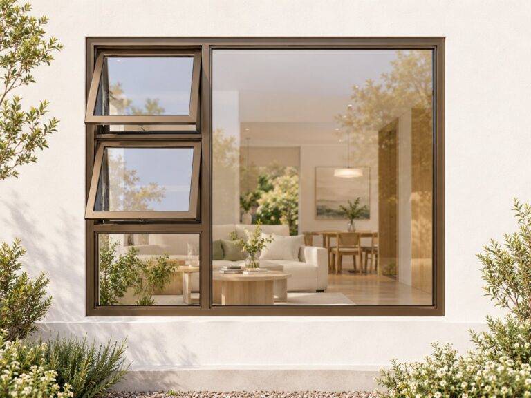 kenzo ptt2415lb bronze 2400x1500mm top hung window