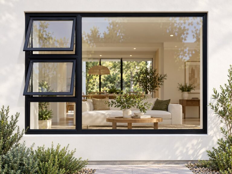 kenzo ptt2415lbl black 2400x1500mm top hung window