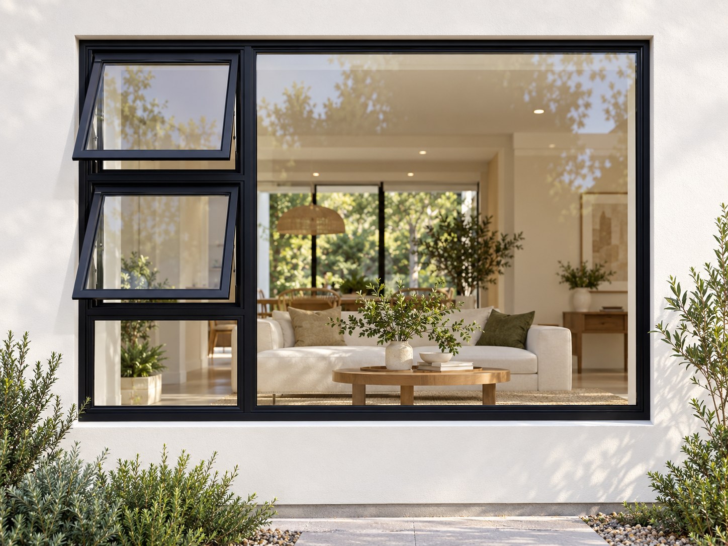 kenzo ptt2415lbl black 2400x1500mm top hung window kenzo ptt2415lbl black 2400x1500mm top hung window