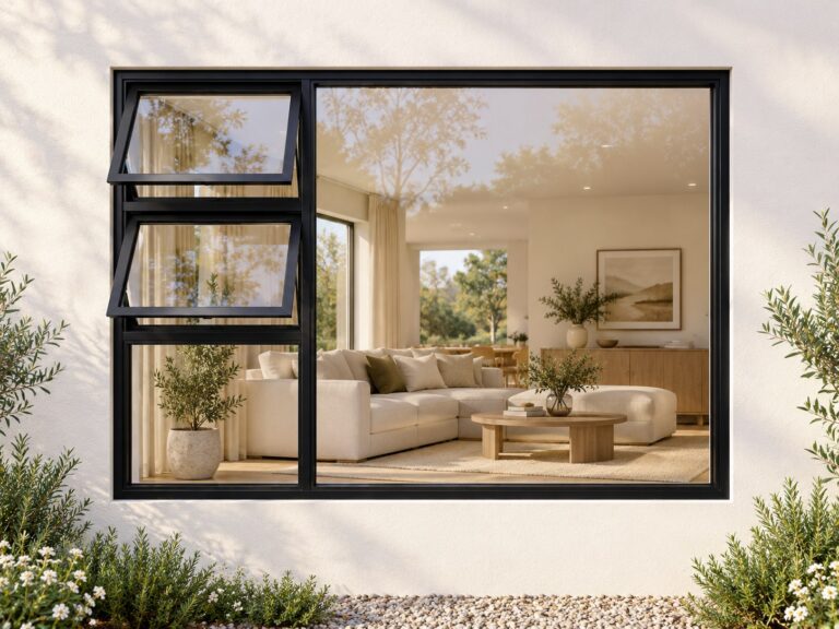 kenzo ptt2418lbl black 2400x1800mm top hung window
