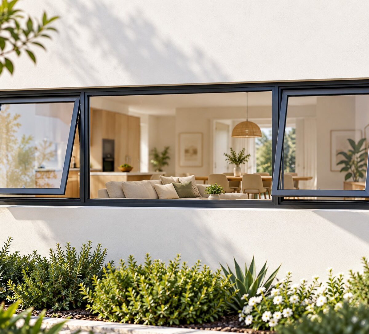 kenzo ptt244c charcoal 2400x400mm top hung window