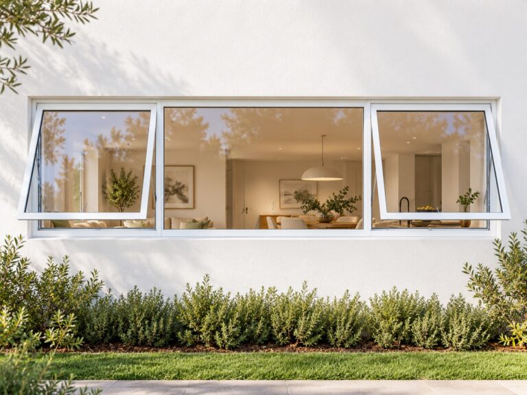 kenzo ptt244w white 2400x400mm top hung window