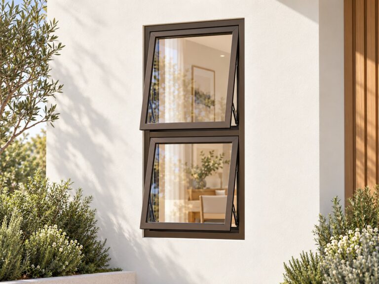 kenzo ptt612b bronze 600x1200mm top hung window