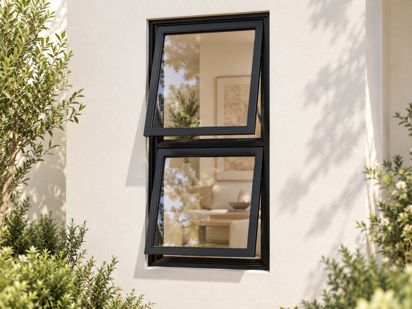 kenzo ptt612bl black 600x1200mm top hung window kenzo ptt612bl black 600x1200mm top hung window