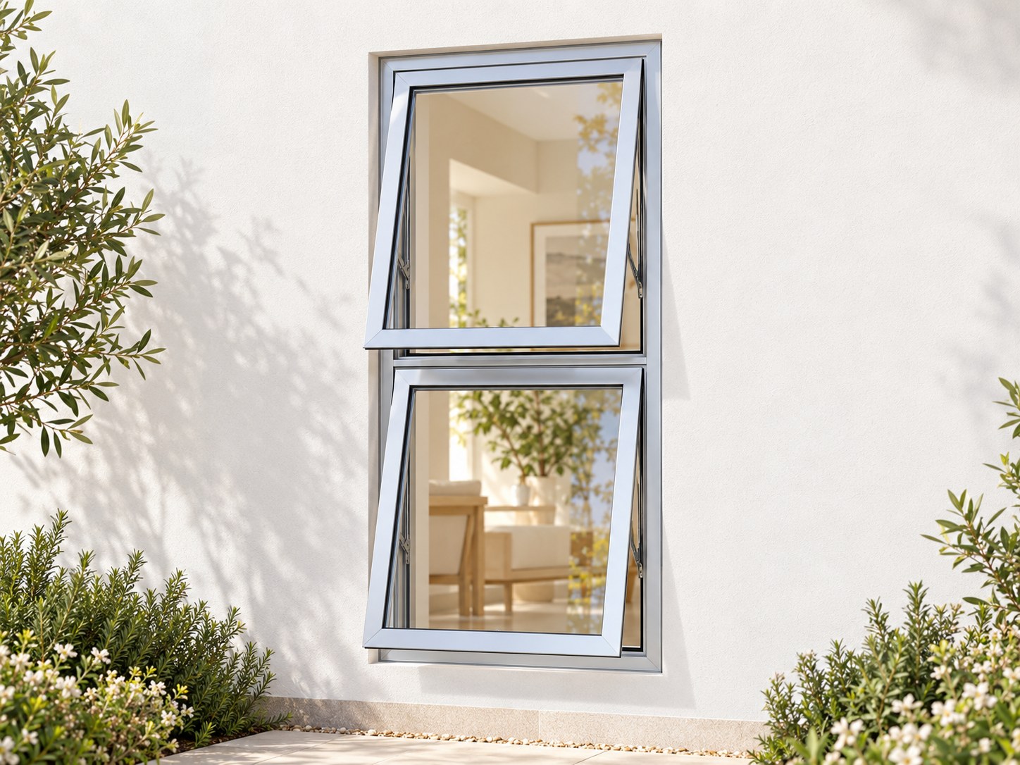 kenzo ptt612s silver 600x1200mm top hung window kenzo ptt612s silver 600x1200mm top hung window