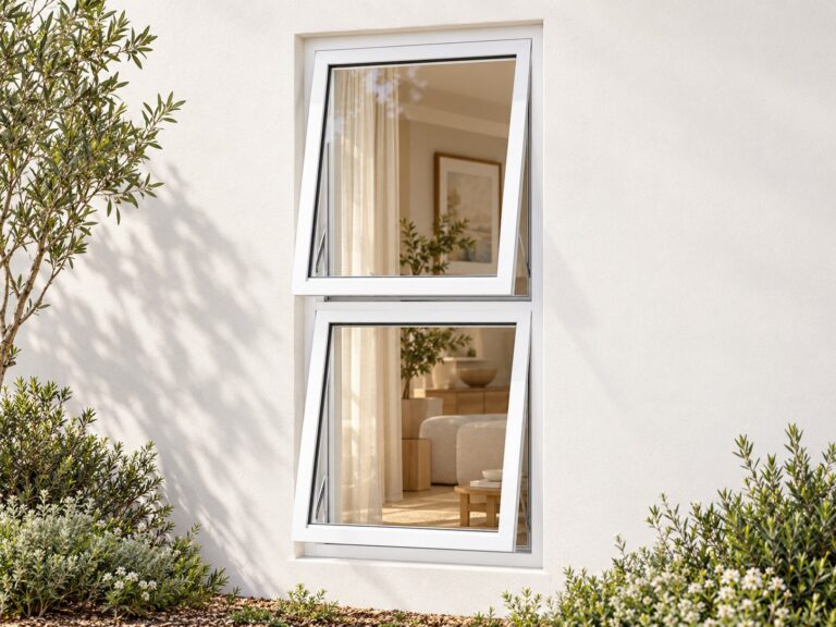 kenzo ptt612w white 600x1200mm top hung window