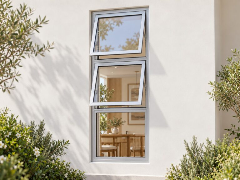 kenzo ptt615s silver 600x1500mm top hung window