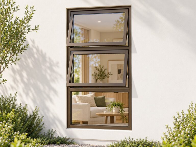 kenzo ptt915b bronze 900x1500mm top hung window
